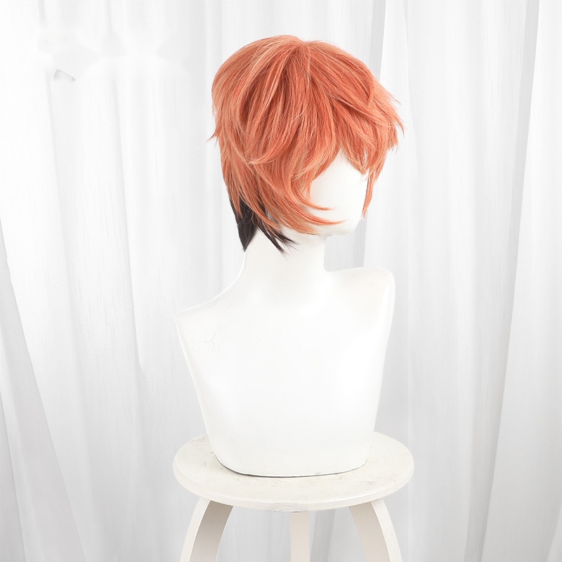 Nick Wilde Orange-red Color-block Short Cosplay Wig for Zootopia 2 - 410E - Image 3