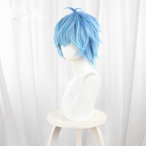 Gary the Snake Gradient Blue Short Flipped Cosplay Wig for Zootopia 2 - 410D