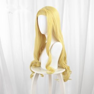 Marina Kirarazaka Golden Blonde Long Wavy Cosplay Wig for Takopi's Original Sin - 592B