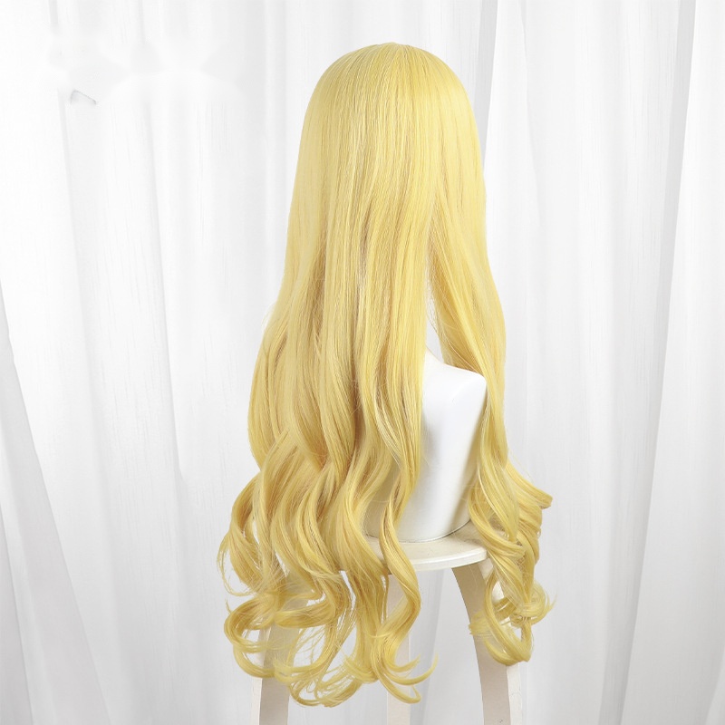 Marina Kirarazaka Golden Blonde Long Wavy Cosplay Wig for Takopi's Original Sin - 592B - Image 4