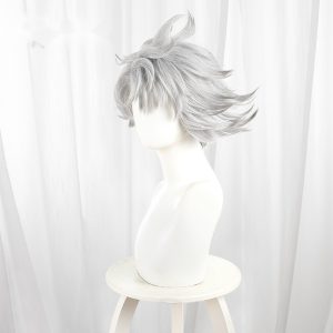 Rudo Gradient Silver Gray Short Flipped Cosplay Wig for Gachiakuta - 597A