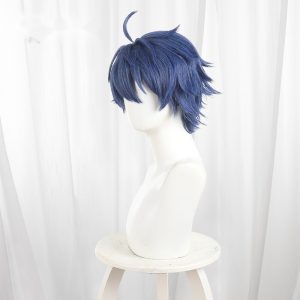 Shiki Ichinose Blue Short Flipped Cosplay Wig for Tougen Anki - 599A
