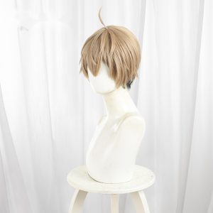Jin Kougasaki Color-block Scalp-top Short Styled Cosplay Wig for Tougen Anki - 599C