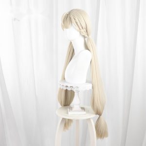 Alice Thymefield Ash Blonde Twin Ponytail Cosplay Wig for Zenless Zone Zero - 551V