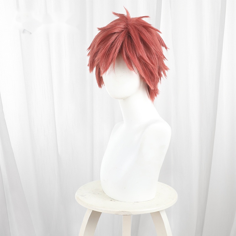 Shohei Usami Red Short Flipped Cosplay Wig for The Fragrant Flower Blooms with Dignity - 600C