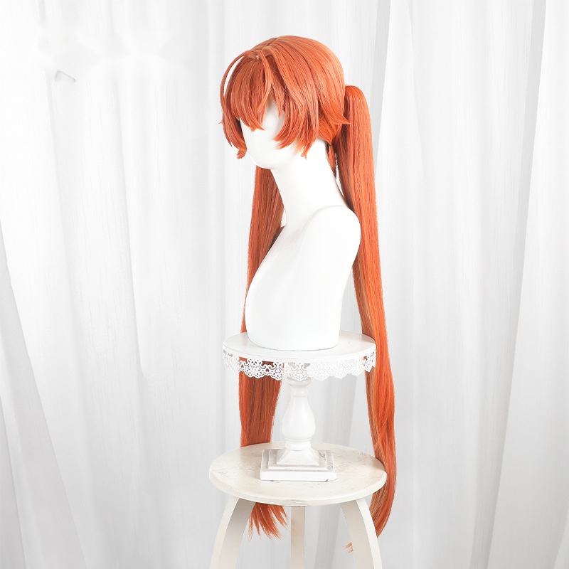 Orphie Gradient Orange Clip-in Twin Ponytail Cosplay Wig for Zenless Zone Zero - 551T