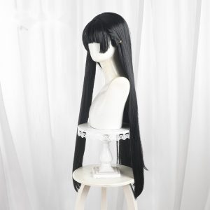 Chisa Scalp-top Long Straight Hime Cut Styled Cosplay Wig for Wuthering Waves - 572M