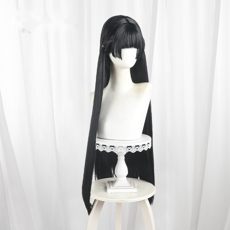 Chisa Scalp-top Long Straight Hime Cut Styled Cosplay Wig for Wuthering Waves - 572M - Image 2