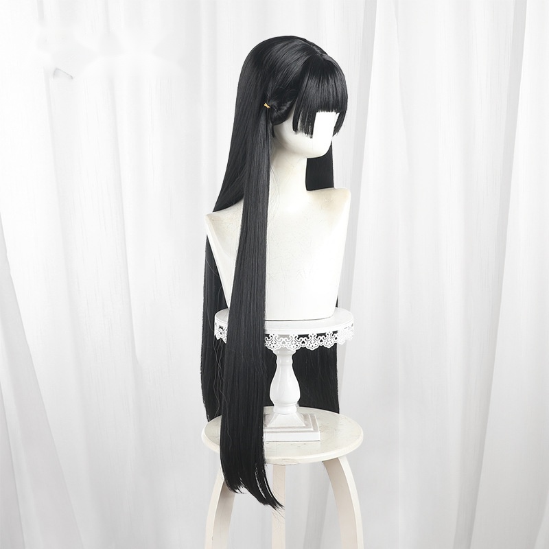Chisa Scalp-top Long Straight Hime Cut Styled Cosplay Wig for Wuthering Waves - 572M - Image 3