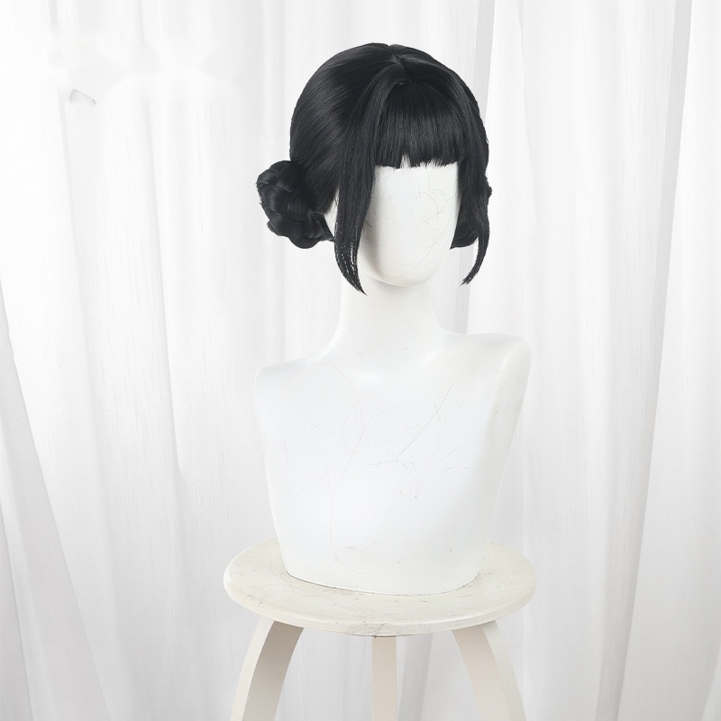 Zoey Double Bun Styled Cosplay Wig for KPop Demon Hunters - 604C - Image 2