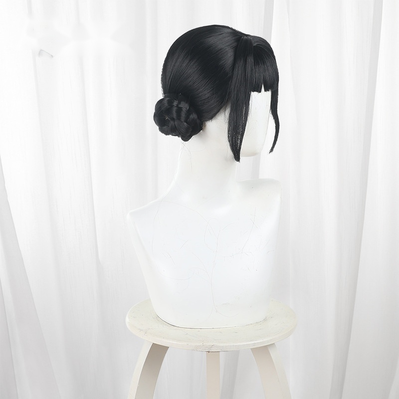 Zoey Double Bun Styled Cosplay Wig for KPop Demon Hunters - 604C - Image 3
