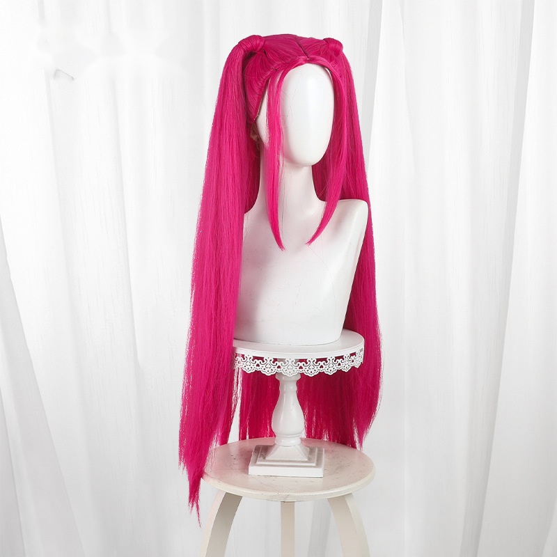 Mira Pink Twin Ponytail Long Cosplay Wig for KPop Demon Hunters - 604B - Image 2