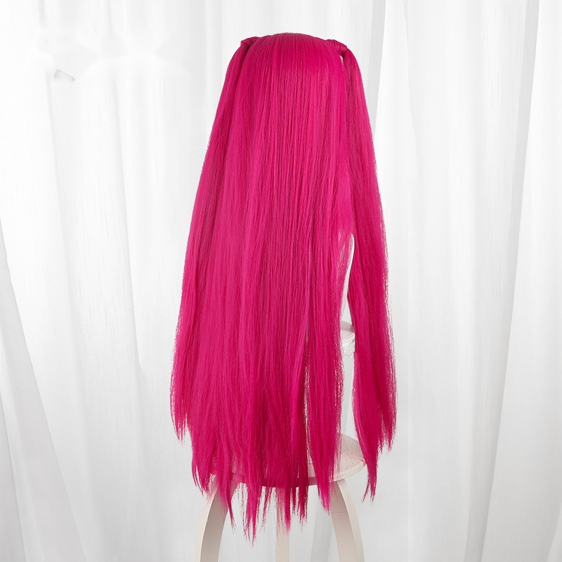 Mira Pink Twin Ponytail Long Cosplay Wig for KPop Demon Hunters - 604B - Image 4