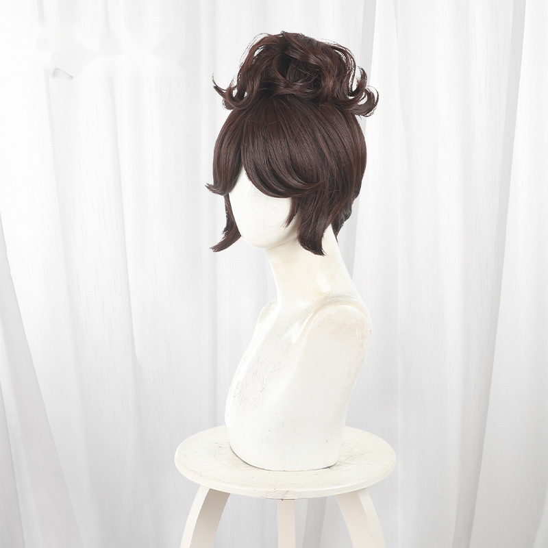 Gardener Brown Clip-in Short Flipped Cosplay Wig for Identity V - 476MH