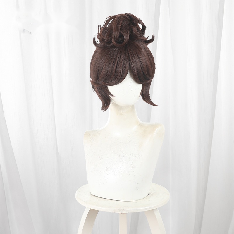 Gardener Brown Clip-in Short Flipped Cosplay Wig for Identity V - 476MH - Image 2
