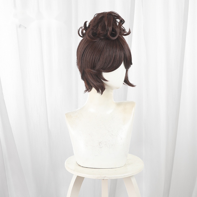 Gardener Brown Clip-in Short Flipped Cosplay Wig for Identity V - 476MH - Image 3