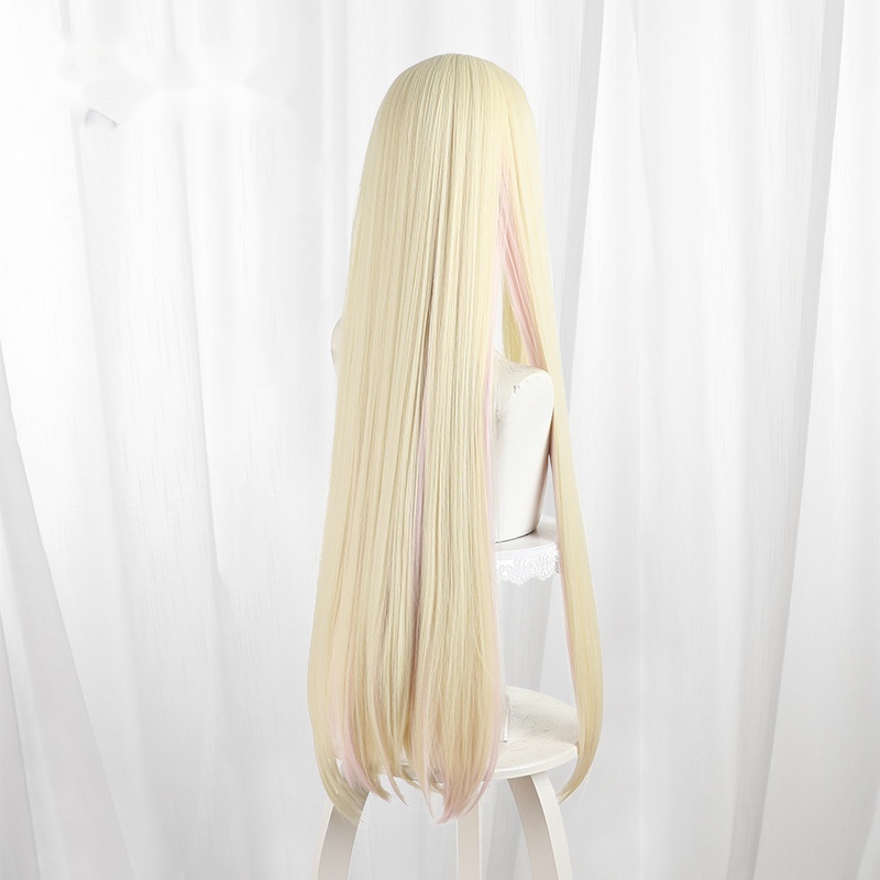 Mai Ouzuka Color-block Scalp-top Long Straight Braided Cosplay Wig for There's No Freaking Way I'll Be Your Lover - 603 - Image 4