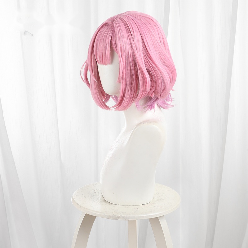 Renako Amaori Color-block Bob Short Cosplay Wig for There's No Freaking Way I'll Be Your Lover - 603A
