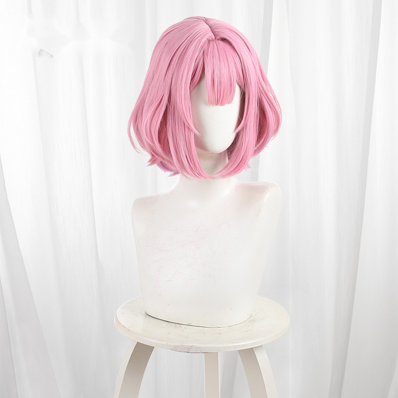 Renako Amaori Color-block Bob Short Cosplay Wig for There's No Freaking Way I'll Be Your Lover - 603A - Image 2
