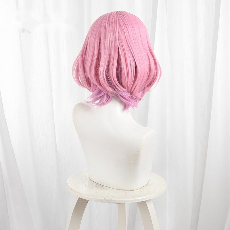 Renako Amaori Color-block Bob Short Cosplay Wig for There's No Freaking Way I'll Be Your Lover - 603A - Image 4