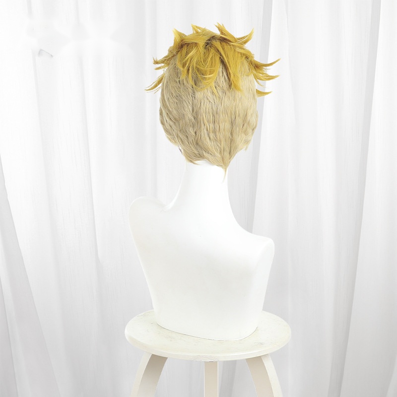 Enjin Color-block Short Flipped Spiked Cosplay Wig for Gachiakuta - 597C - Image 4