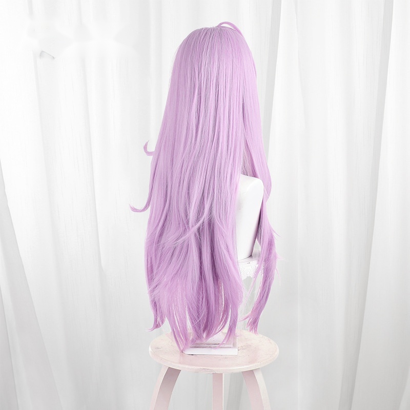 Aino Pink-purple Long Flipped Styled Cosplay Wig for Genshin Impact - 539I - Image 4