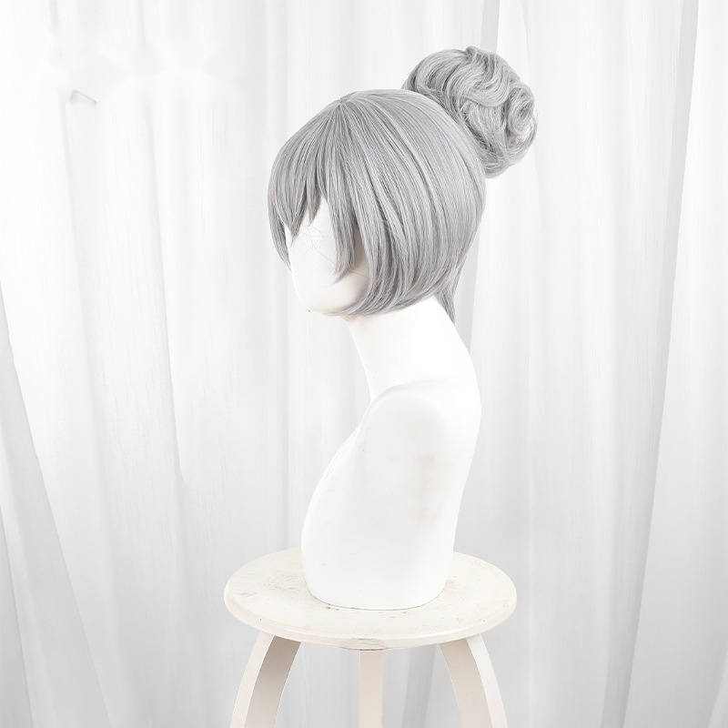 Judy Hopps Hair Bun Short Styled Cosplay Wig for Zootopia 2 - 410F