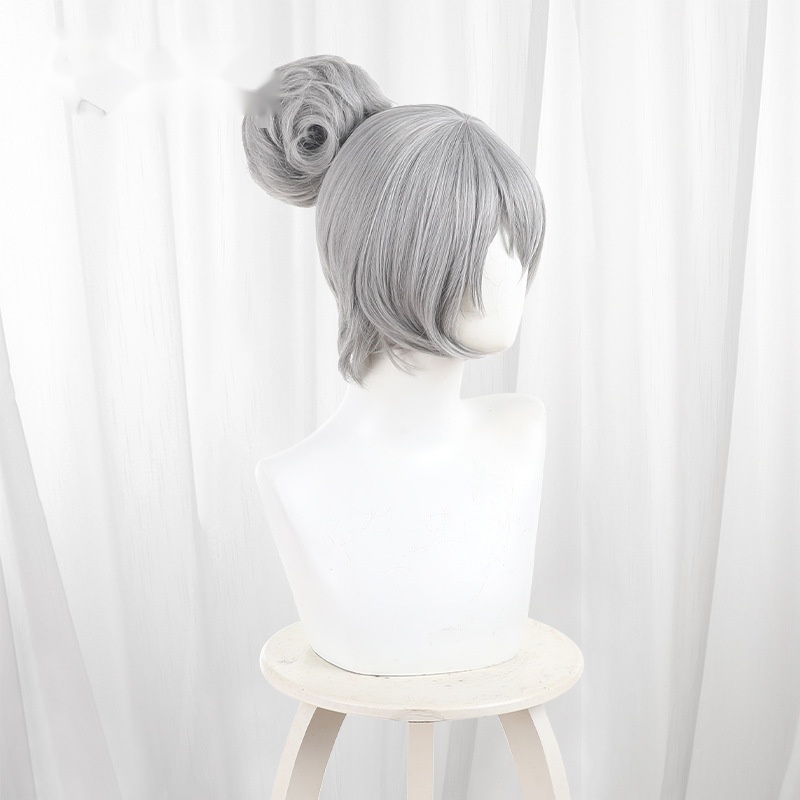 Judy Hopps Hair Bun Short Styled Cosplay Wig for Zootopia 2 - 410F - Image 3