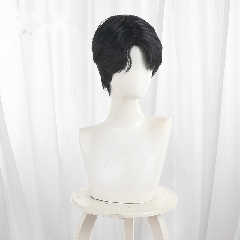 Jinu Short Styled Teased Cosplay Wig for KPop Demon Hunters - 604D - Image 2