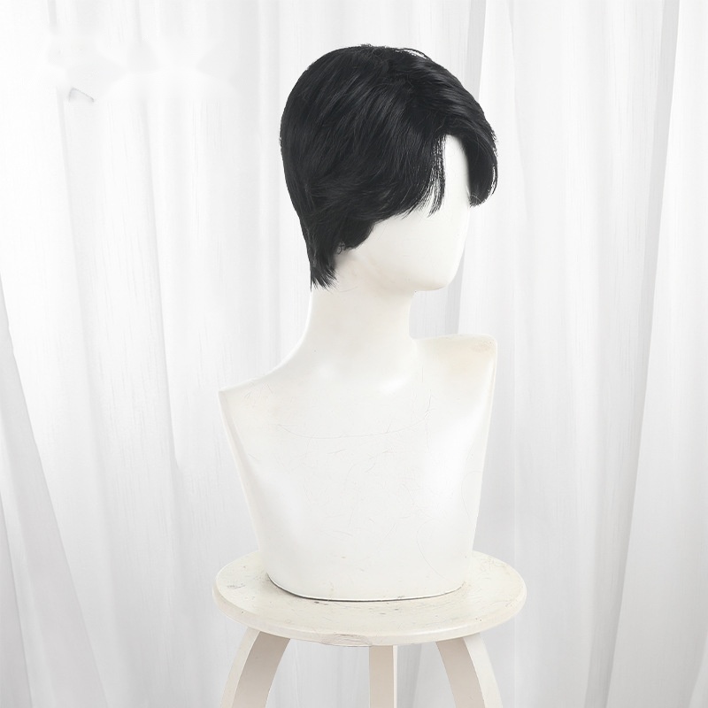 Jinu Short Styled Teased Cosplay Wig for KPop Demon Hunters - 604D - Image 3