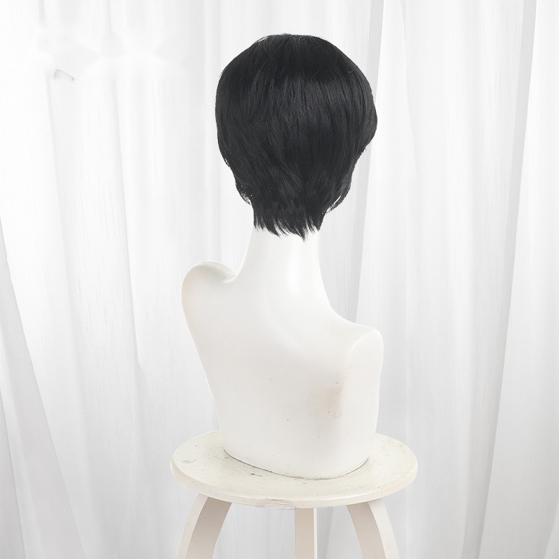 Jinu Short Styled Teased Cosplay Wig for KPop Demon Hunters - 604D - Image 4