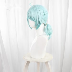 Painter Gradient Cyan Ponytail Flipped Cosplay Wig for Identity V - 476JD