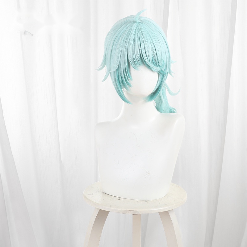 Painter Gradient Cyan Ponytail Flipped Cosplay Wig for Identity V - 476JD - Image 2