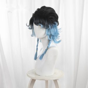 Archer Gradient Short Curly Flipped Cosplay Wig for Identity V - 562TA
