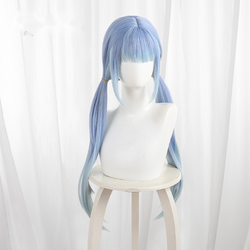 Nanawoo Gradient Twin Ponytail Long Cosplay Wig for Honkai: Nexus Anima - 607A - Image 2