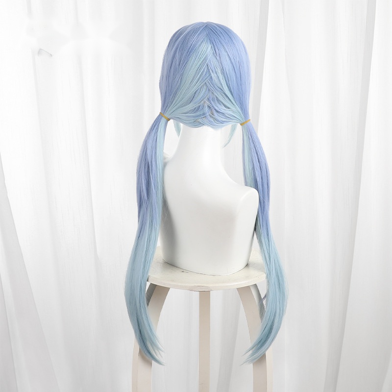 Nanawoo Gradient Twin Ponytail Long Cosplay Wig for Honkai: Nexus Anima - 607A - Image 4