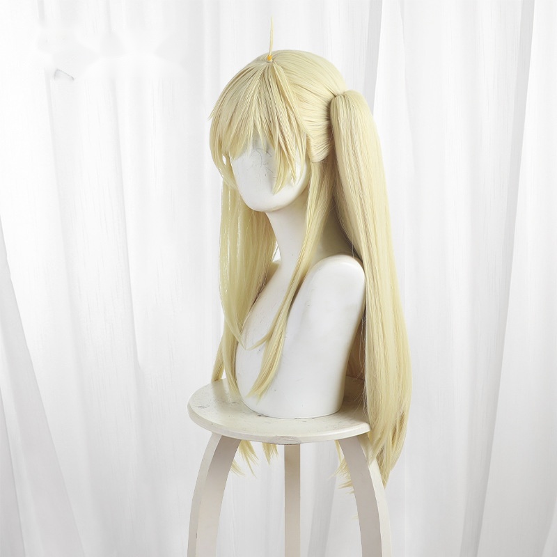 Yuko Hiiragi Light Blonde Clip-in Cosplay Wig for Chitose Is in the Ramune Bottle - 609B