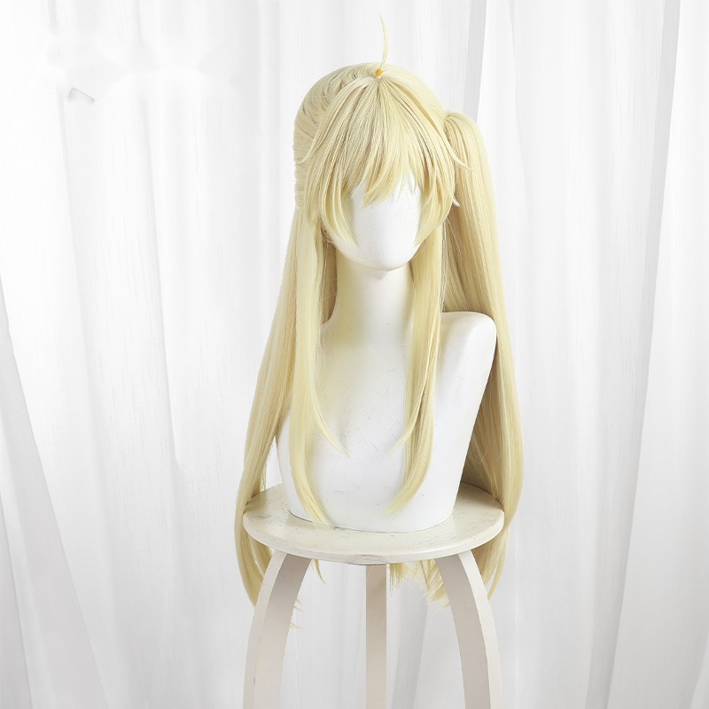 Yuko Hiiragi Light Blonde Clip-in Cosplay Wig for Chitose Is in the Ramune Bottle - 609B - Image 2
