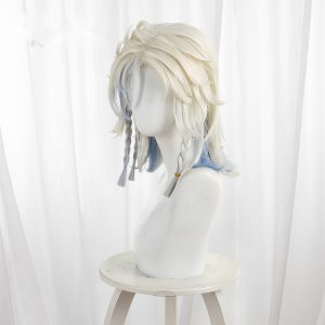 Projectionist Gradient Platinum Blonde Short Ponytail Cosplay Wig for Identity V - 562V