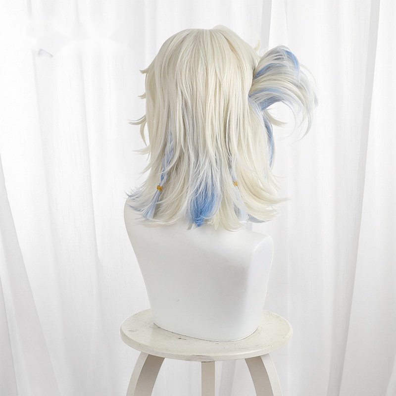 Projectionist Gradient Platinum Blonde Short Ponytail Cosplay Wig for Identity V - 562V - Image 4