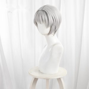 Asuka Nishino Silver-white Cosplay Wig for Chitose Is in the Ramune Bottle - 609F