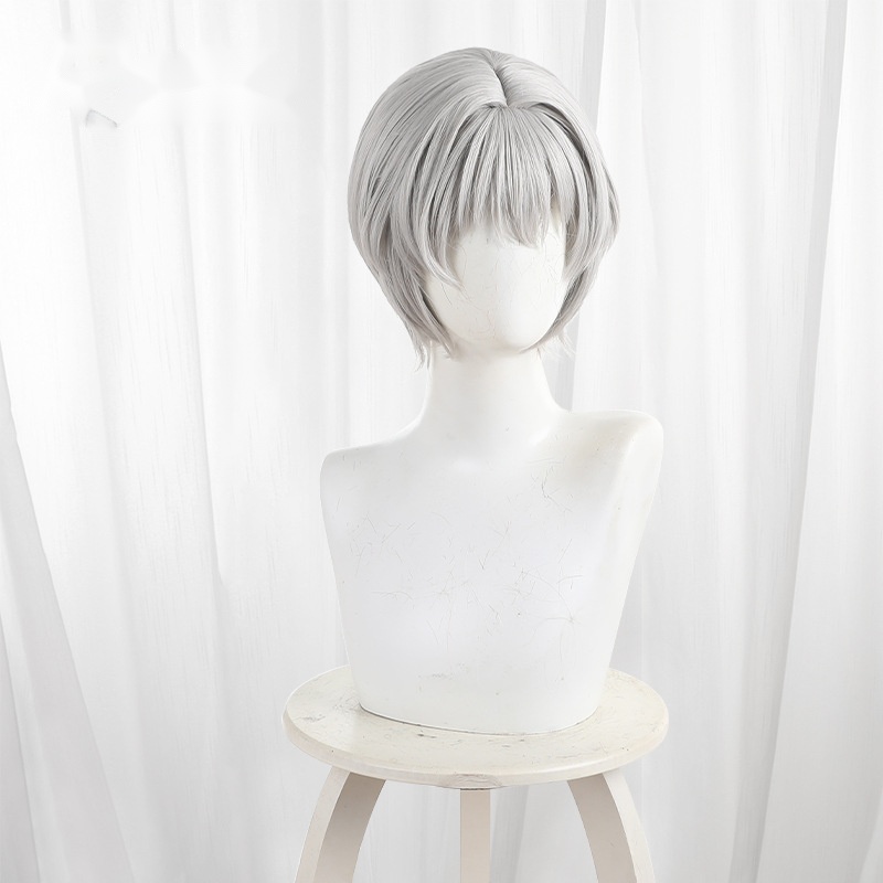 Asuka Nishino Silver-white Cosplay Wig for Chitose Is in the Ramune Bottle - 609F - Image 2