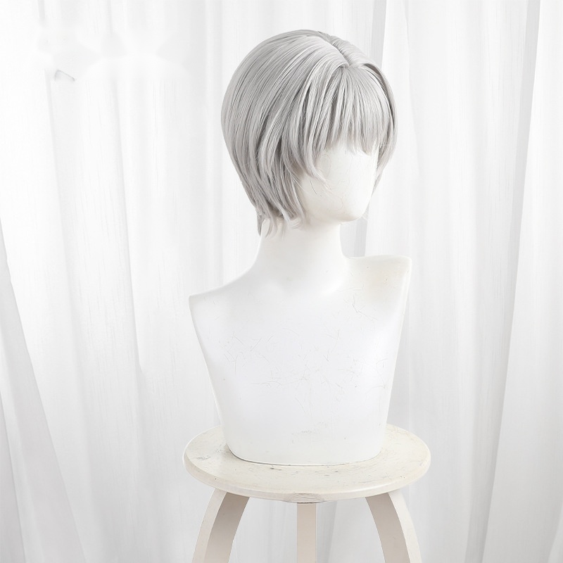 Asuka Nishino Silver-white Cosplay Wig for Chitose Is in the Ramune Bottle - 609F - Image 3