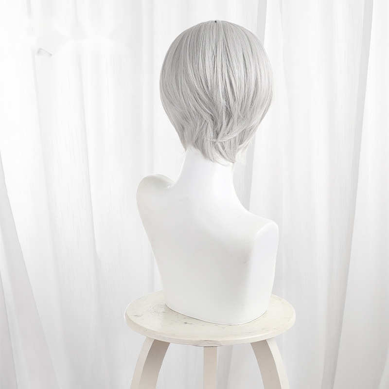 Asuka Nishino Silver-white Cosplay Wig for Chitose Is in the Ramune Bottle - 609F - Image 4