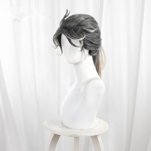 Composer Frederick Kreiburg Gradient Short Ponytail Flipped Cosplay Wig for Identity V - 476TE