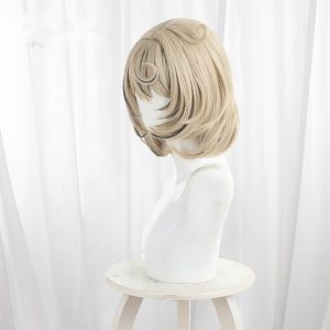 Yidhari Ash Blonde Highlighted Short Layered Cosplay Wig for Zenless Zone Zero - 551Y