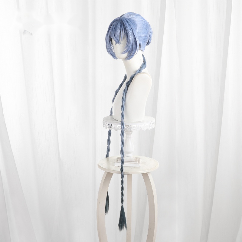Lucia Gradient Braided Hair Bun Long Cosplay Wig for Zenless Zone Zero - 551X
