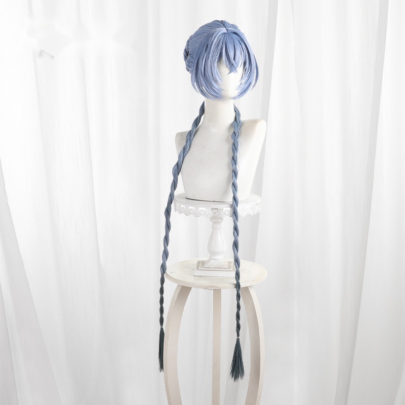 Lucia Gradient Braided Hair Bun Long Cosplay Wig for Zenless Zone Zero - 551X - Image 2