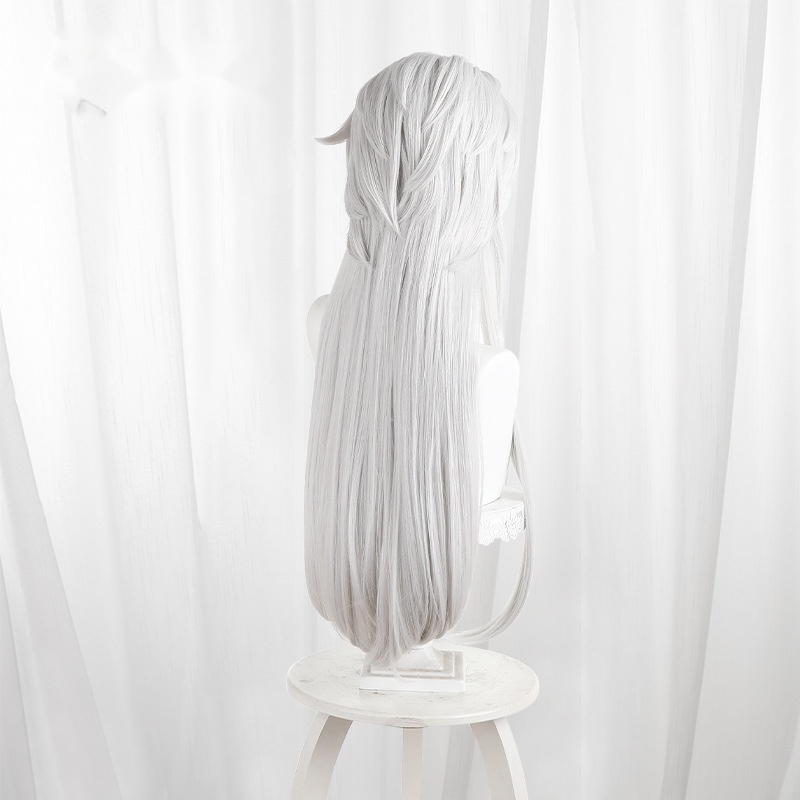 Geisha Silver-white Long Layered Cosplay Wig for Identity V - 562GB - Image 4