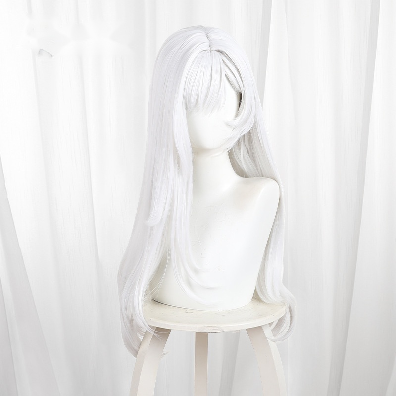 Berenica White Scalp-top Long Layered Cosplay Wig for Duet Night Abyss - 611A - Image 2